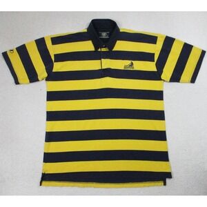 Vintage Team New Zealand Shirt Mens M Blue America's Cup Sailing Line 7 2000